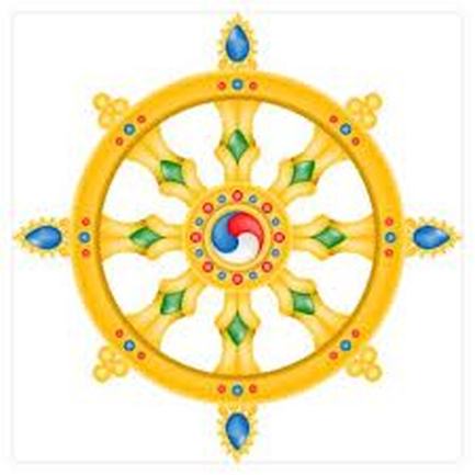 buddhist wheel of life 8 spokes